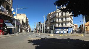 ORAN Bd Joffre , sur la droite la rue Daru. Carrefour Bd de Mascara et rue de Tlemcen